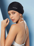 Emoswim-Swim Caps for Long Hair Durable Silicone Waterproof Swimming Caps for Women