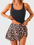 Emoswim - Tankini Swimsuit for Women Tummy Control Two Piece Bathing Suit High Waisted Tank Top with Swim Skirt