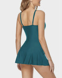 Emoswim - Women's Tummy Control Slim Fit One Piece Swimsuit-Green