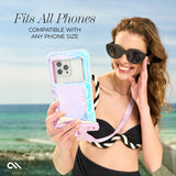 Emoswim-IP68 Waterproof Phone Pouch - Floating Waterproof Phone Case w/Crossbody Lanyard - Cruise Ship Travel Essentials - Compatible w/All Devices - Touchscreen Friendly
