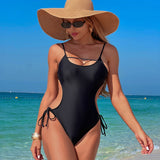 Emoswim-Women's Summer One Piece Swimsuits Sleeveless Tummy Control Bathing Suit 2025 Summer Swimwear