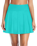 Emoswim – Damen hoch taillierte lange Schwimmrock-Hose – Aqua