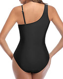 Emoswim - Sexy Cutout-Badeanzug mit Mesh-Einsätzen für kurvige Frauen – Schwarz
