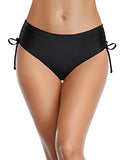 Emoswim – Damen verstellbarer Badeanzug Cheeky Bikinislip mit seitlicher Bindung – Schwarz