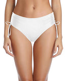 Emoswim - Bikinihose Cheeky Swim Bottom Side Tie Bikini Bottom-Weiß