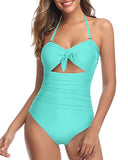 Emoswim - Maillot de Bain Une Pièce Sexy Échancré Amincissant - Aqua