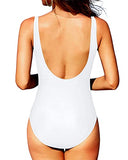Emoswim – Vintage Bademode mit Bauchkontrolle und Raffungen – Weiß