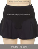 Emoswim-Chlorine Resistant Side Slit Swim Skirt