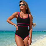 Emoswim - One Piece Boho Swimsuits for Women High Waisted Tummy Control Cutout Vintage Swimsuit Bathing Suit