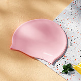 Emoswim-Swim Caps for Long Hair Durable Silicone Swimming Caps for Women