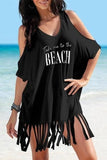 Emoswim-Tassel Letters Print Cover Up