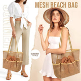 Emoswim-🔥Women's Swimming Beach Bag Portable One Shoulder Storage Bag Crossbody Bag Versatile Mesh Bag