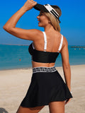 Emoswim - Women's Tankini Swimsuits Two Piece Bathing Suit Modest Swim Skirt Sports Swim Suits