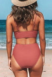 Emoswim - V-Neck High Waist Bikini