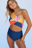 EMOSWIM - Buntes Patchwork Crop-Bikini-Set