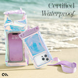 Emoswim-IP68 Waterproof Dry Bag 2L - Roll Top Backpack w/Phone Case/Pouch Boating & Kayak Accessories Essentials for Camping Swimming Beach Fishing Rafting Travel Soap Bubble
