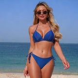 Emoswim-Classic Ferien-Bikini-Set in Unifarben DGBK411