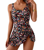 Emoswim - One Piece Swimdress Swimsuits for Women Tummy Control Swim Dresses Skirt Bathing Suit